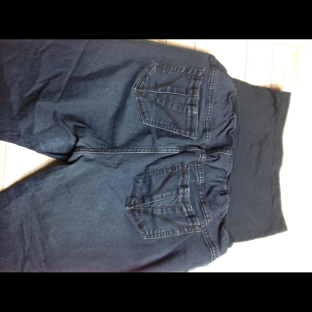 Indigo Blue maternity jeggings